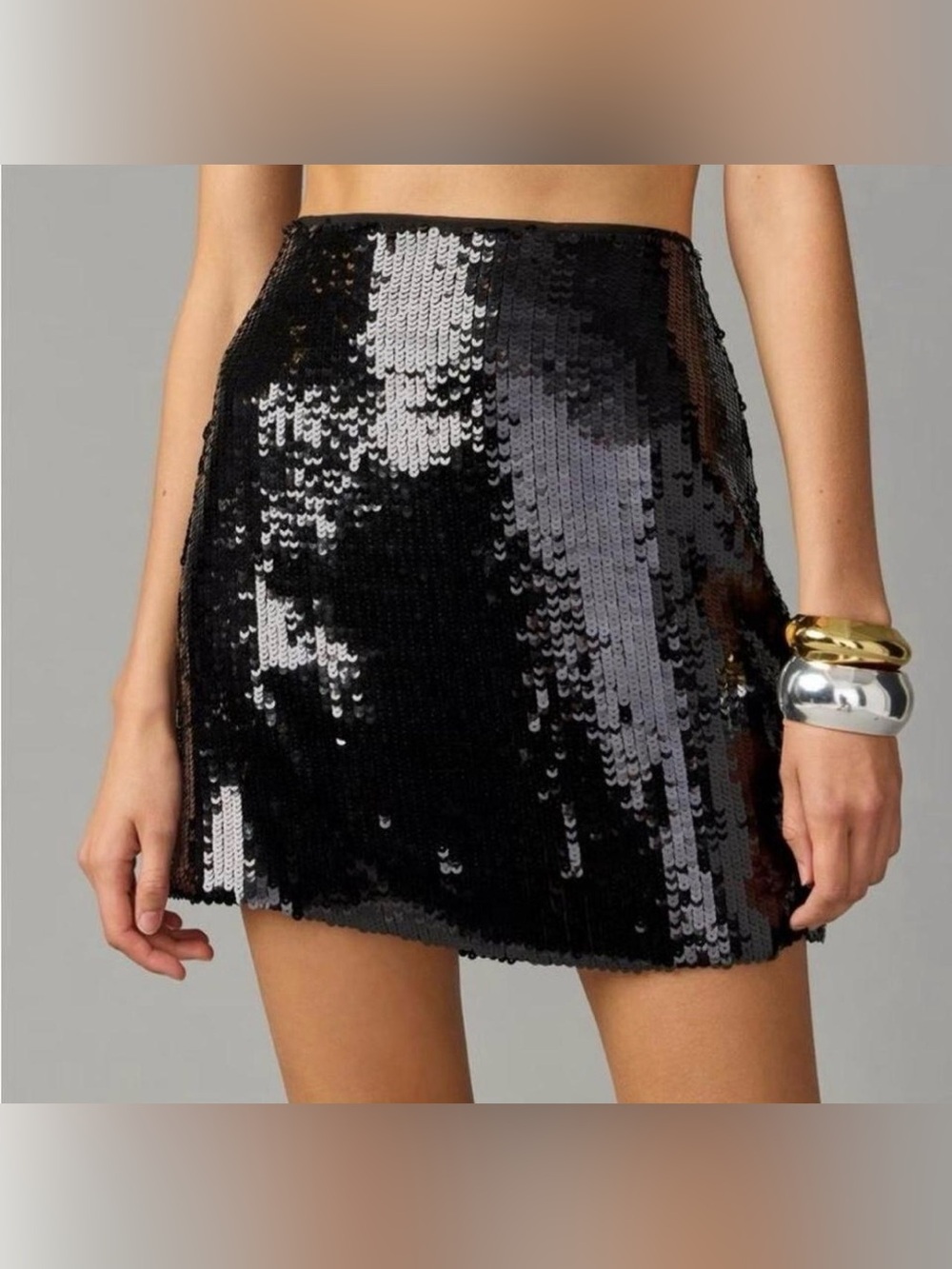 J. Crew Black Sequin Mini Skirt 14